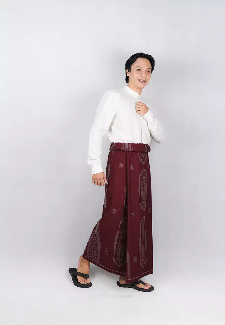 My Aksa Batik Sarung Sakha Red