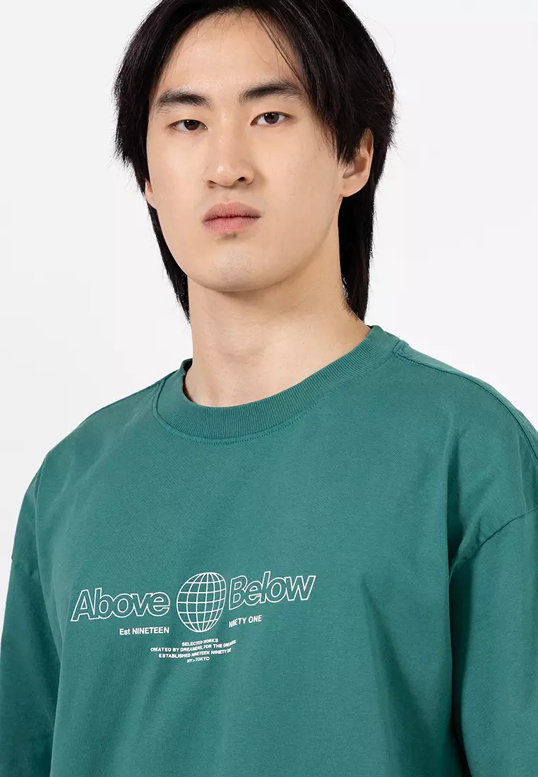 Box Fit Text T-Shirt
