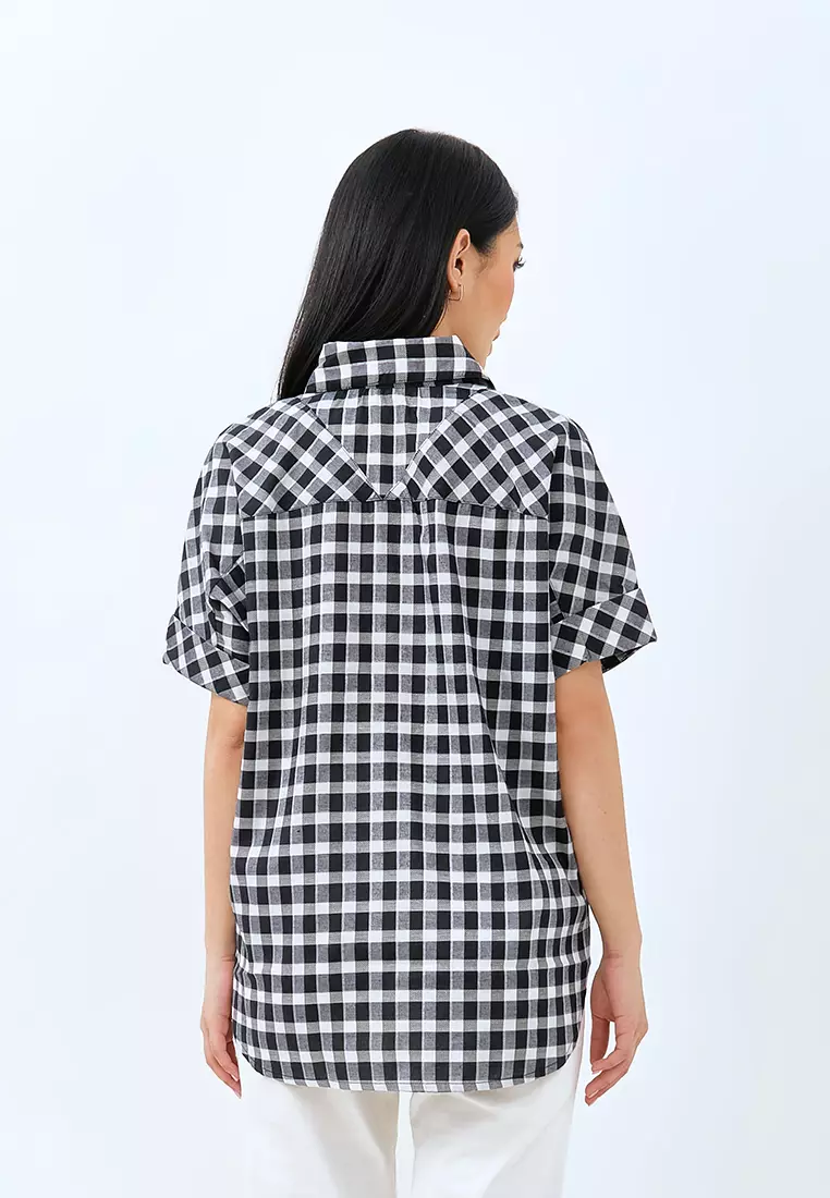 Carvil Kemeja Wanita JOVA-BLK