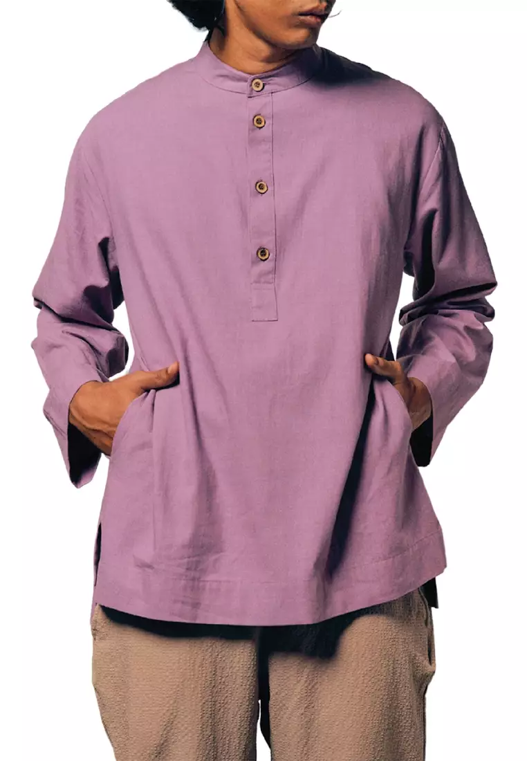 UMMA Bentara Kurta Bakawali Raya 2024 in Lilac