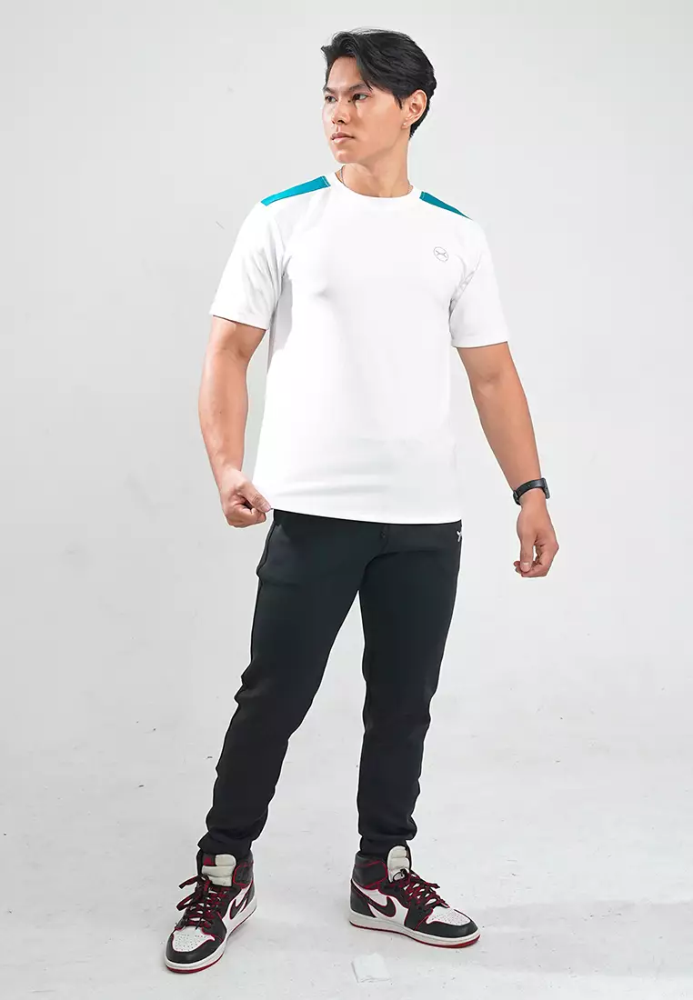 Running Tee Dryfit DoubleTrack series White