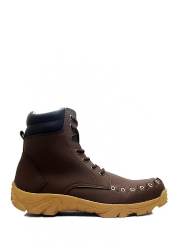 D-Island brown D-Island Shoes Boots Style Mens Leather Dark Brown DI594SH0VXQCID_1