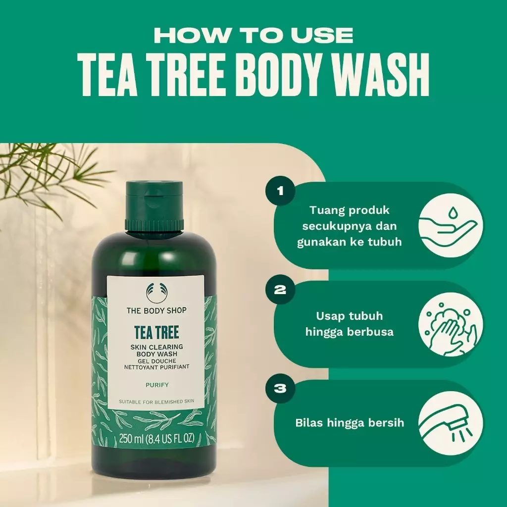 Tea Tree Body Wash 250ml