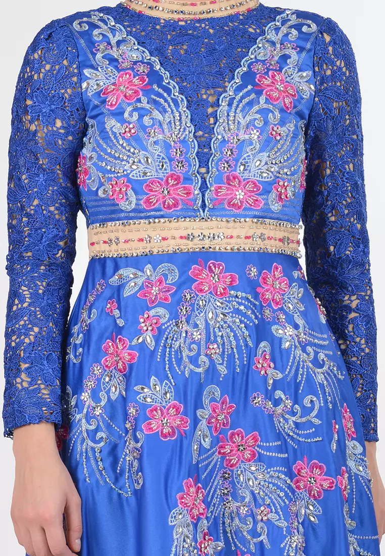 Bibiq Gamis Brokat Satin