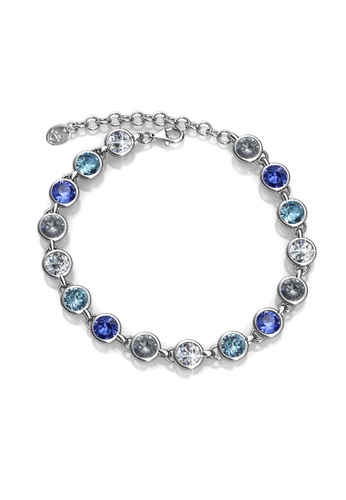 Her Jewellery Colorful Bracelet (Blue) - Made with premium grade crystals from Austria HE210AC14HEVSG_1