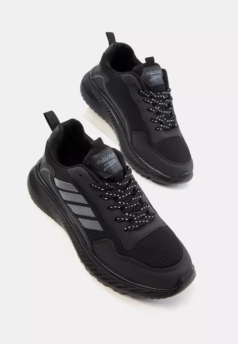 Black-Black Men's Sneaker 20737