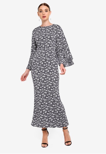 Buy Zalia Back Drape Dress Online Zalora Malaysia