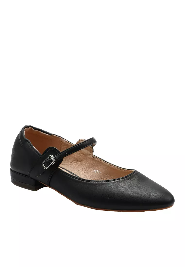 Girly Microfiber Leather Ballerina TH870-1