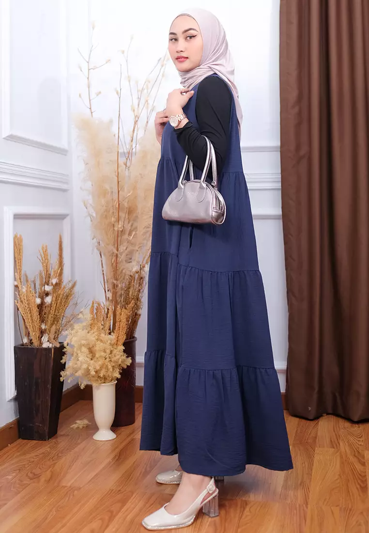 Elle Sleeveless Crinkle Dress