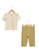 LC Waikiki white and beige Pattern Baby Girl Shirt and Tights Set 4A7D2KAD59E087GS_1