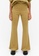 Monki green High-waist flared trousers C6C05AAD3AF4A7GS_1