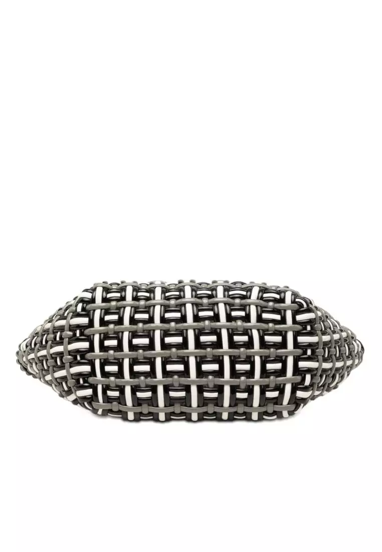 Pre-Loved Balenciaga Faux Leather Bistro Basket Bag Xs