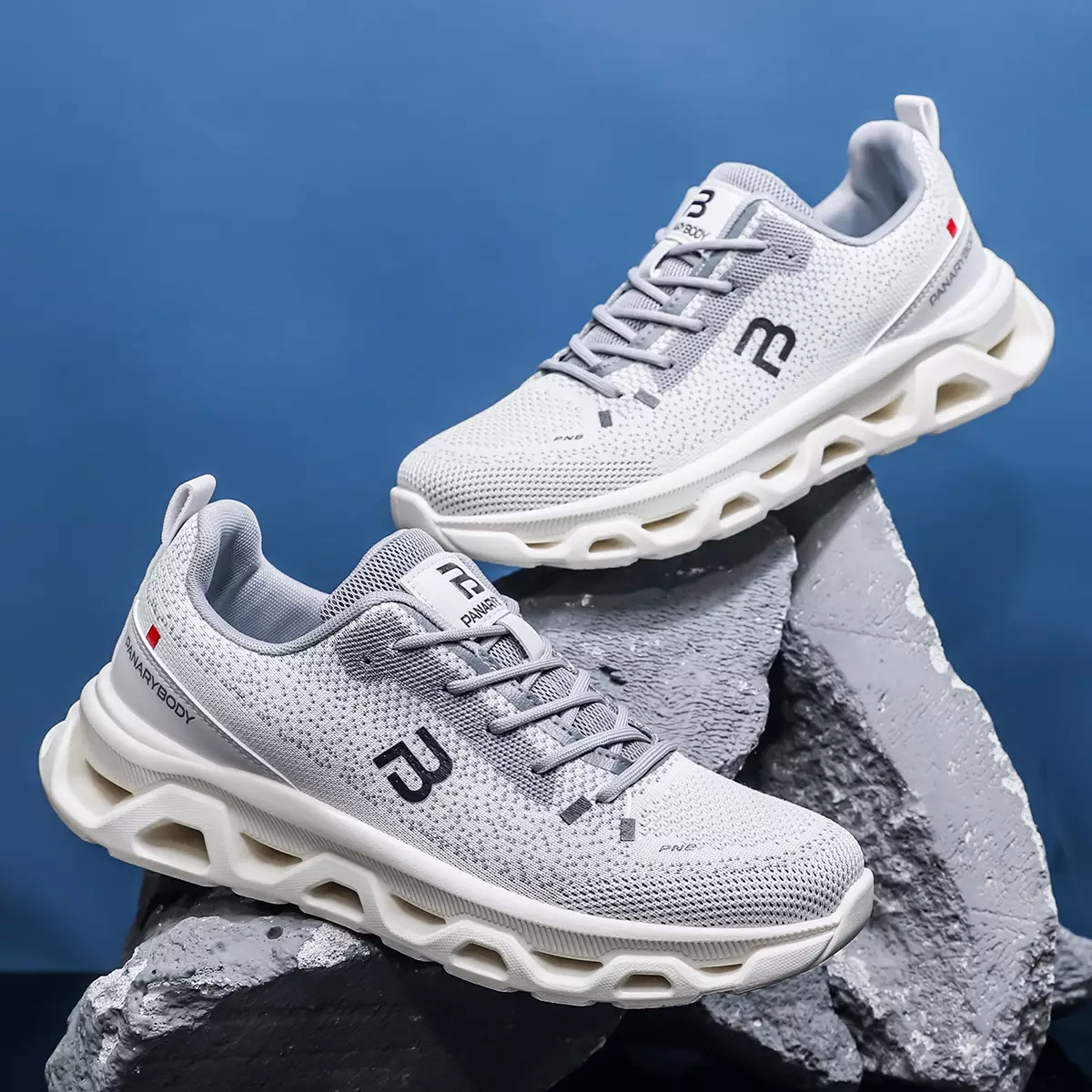 LURAD Sneakers Pria Breathable Bahan Mesh Textile QNW520