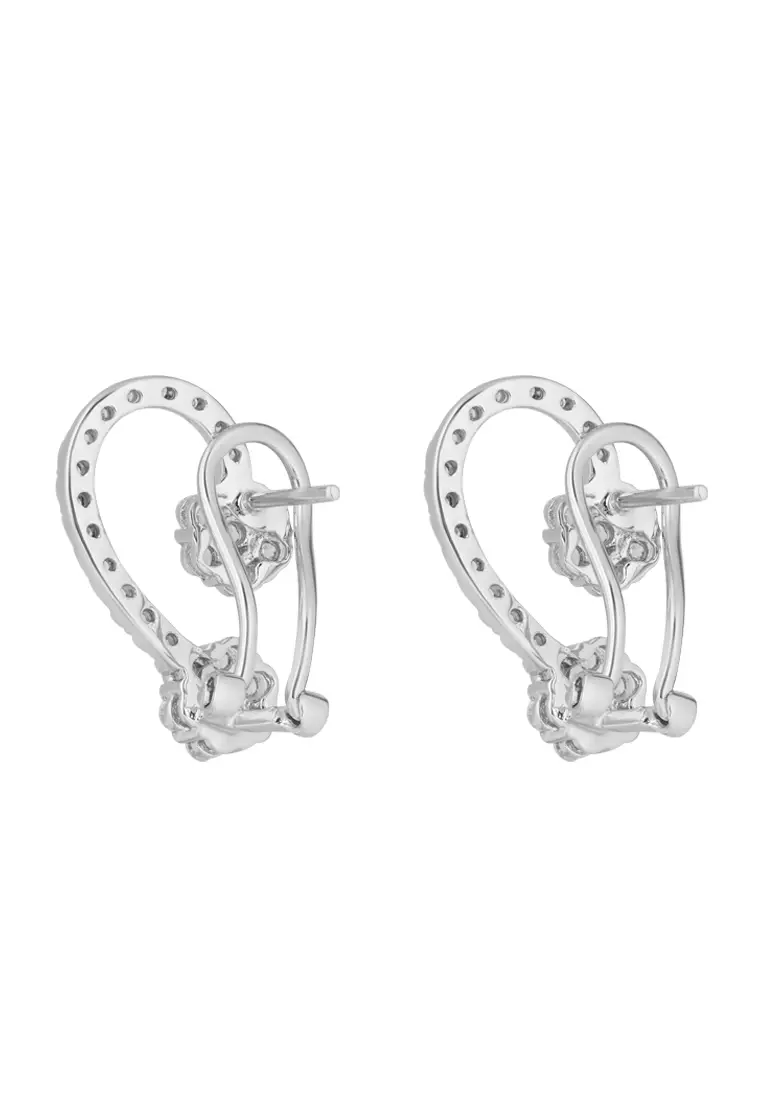 TOMEI Diamond Earrings White Gold 750