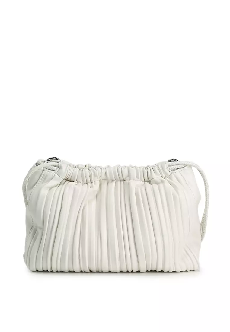 Drawstring Plisse Crossbody Bag - Calvin Klein Accessories