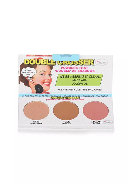 Thebalm - Double Crosser (Highlighter, Bronzer & Blush) 8.5g/0.29oz