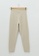 LC WAIKIKI beige Elastic Waist Flat Pocket Detailed Pique Women's Sweatpants 8D168AAD81ADB7GS_7