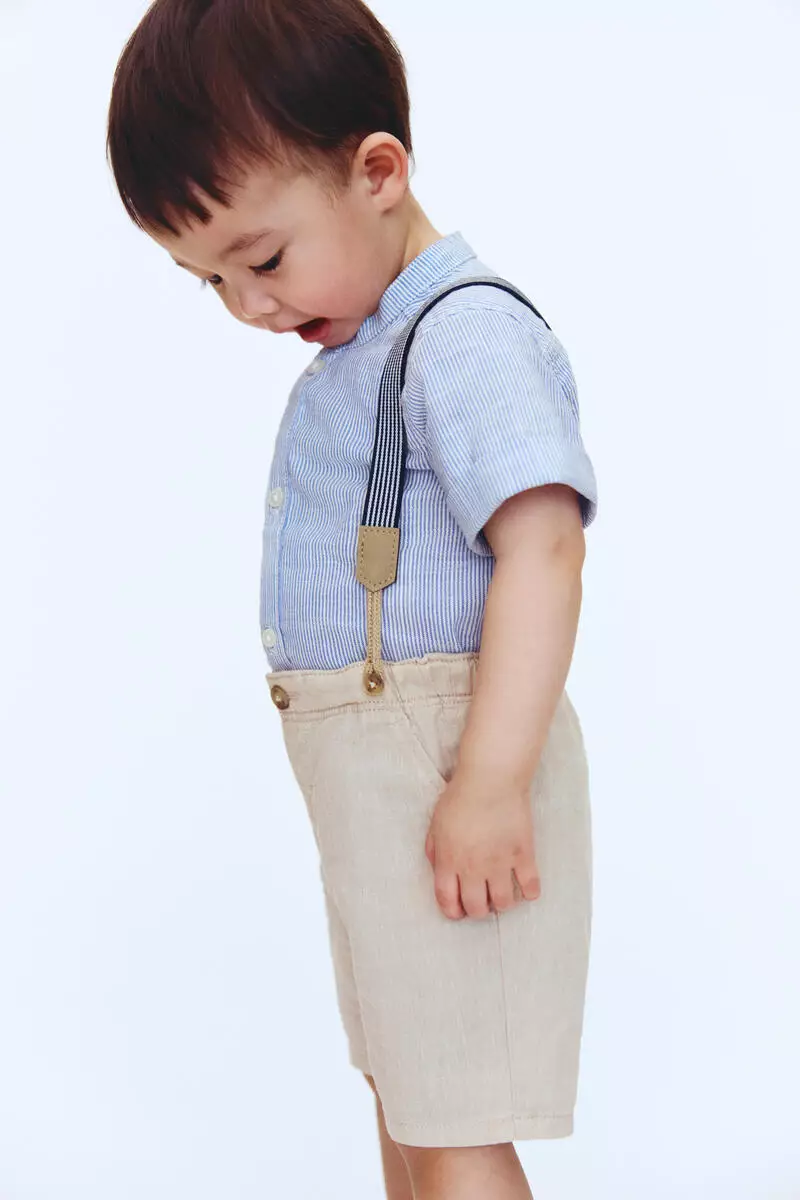 2-piece set with braces