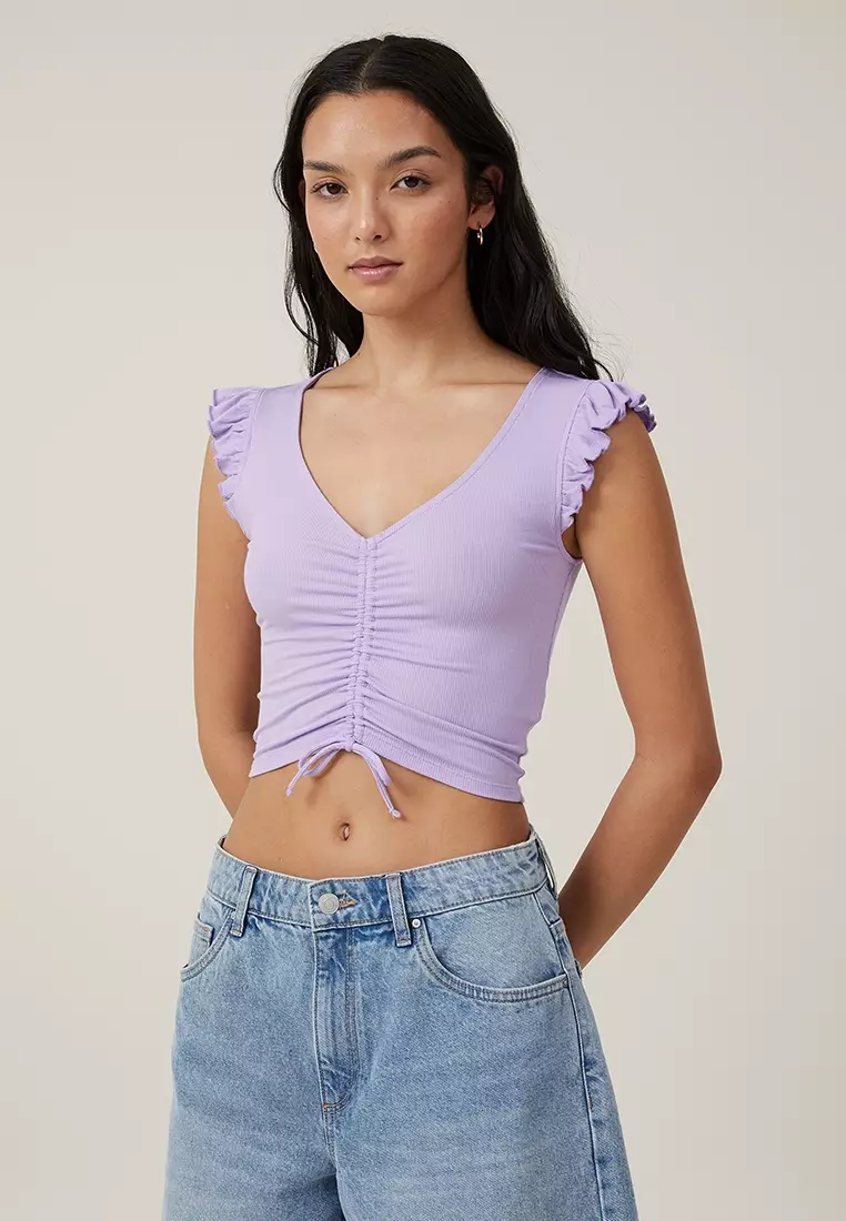 Poppy Ruched Front Tank Top