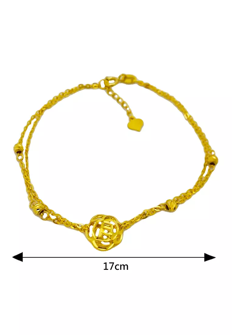 LITZ 916 (22K) Gold Bracelet LGB0294 (2.21g+/-)