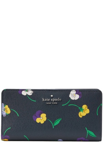 Kate Spade Kate Spade Dana Large Slim Bifold Wallet in Blazer Blue Multi  ka585 2023 | Buy Kate Spade Online | ZALORA Hong Kong