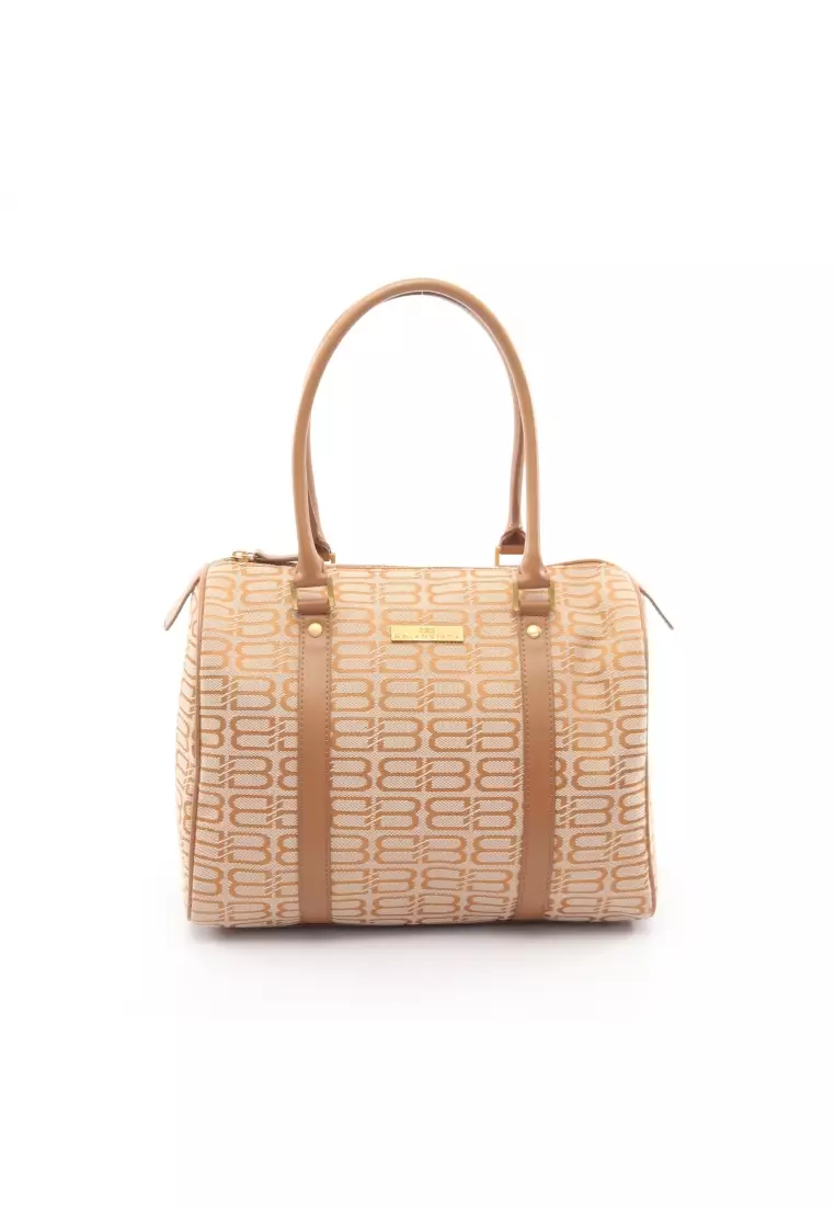 Buy Balenciaga Pre-Loved BALENCIAGA BB logo Handbag mini boston