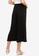 ck Calvin Klein black Broomstick Pleated Polyester Pants A4D08AA2AA576EGS_2