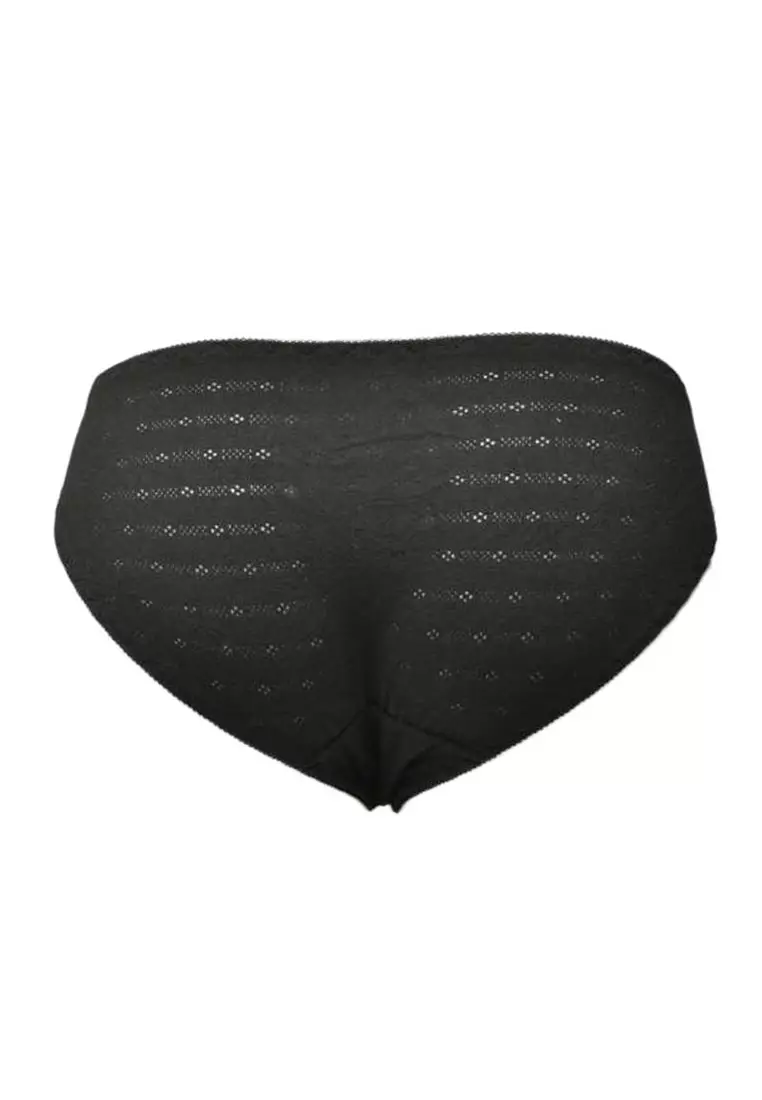 WIMIU Bra Set Pakaian Dalam Wanita Panty Celana Dalam Wanita 000515 Black
