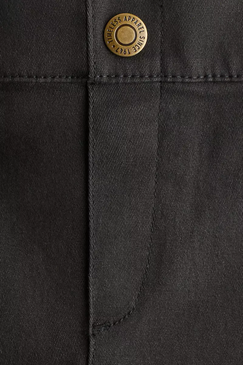 Cotton twill cargo trousers