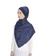 Cantik Butterfly navy Starlight Semi Instant Hijab (Navy) 1A086AA736E883GS_2