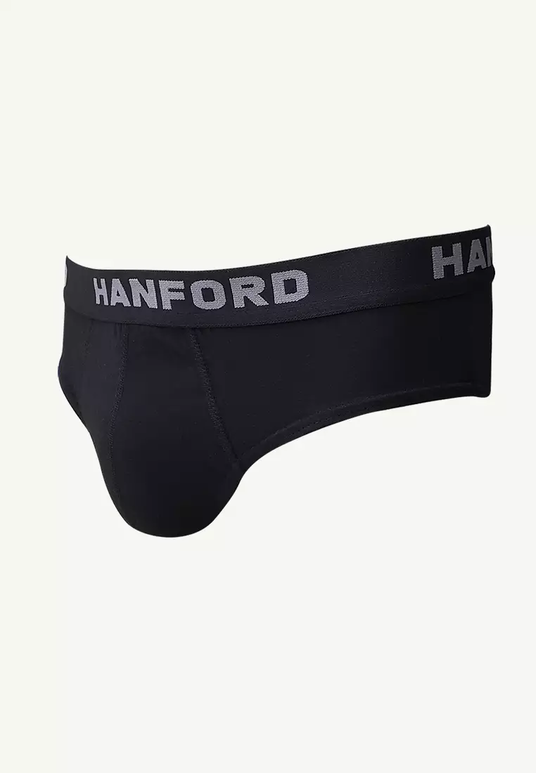 Regular Cotton Men's  Briefs Tuxx - Black (3in1 Pack) S-4X Big Plus Size