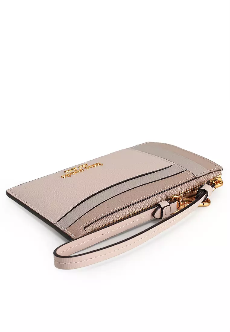 Morgan Colorblocked Card Case Wristlet