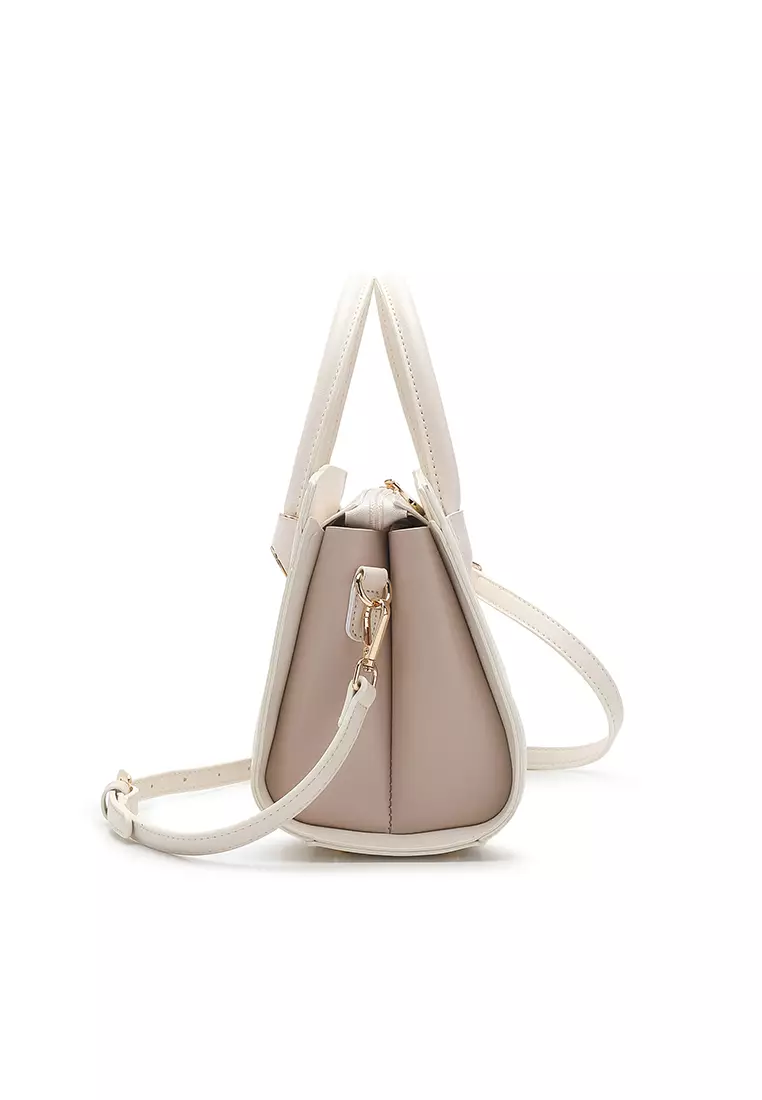 Women's Top Handle Bag / Sling Bag / Crossbody Bag (Tas Selempang / Tas Tangan) - Putih