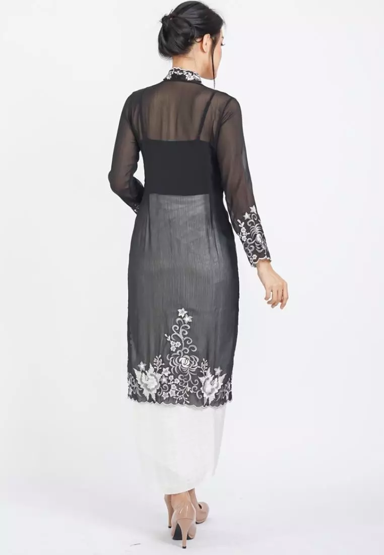 Kebaya Panjang Outer Kebaya Monokrom