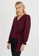 FORCAST purple FORCAST Kimora Wrap Blouse 826D0AA82E7C23GS_3
