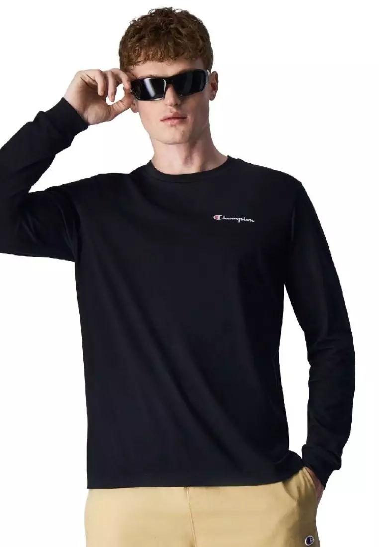Mens Left Chest Logo Long sleeve T-Shirt