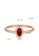 Aquae Jewels white Ring Empress 18K Gold And Diamonds - White Gold,Ruby 3DFA2AC4CFB576GS_1