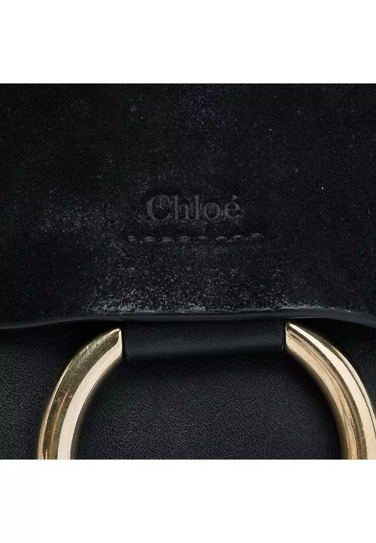 Pre-Loved Chloé Small Suede And Calfskin Faye Crossbody