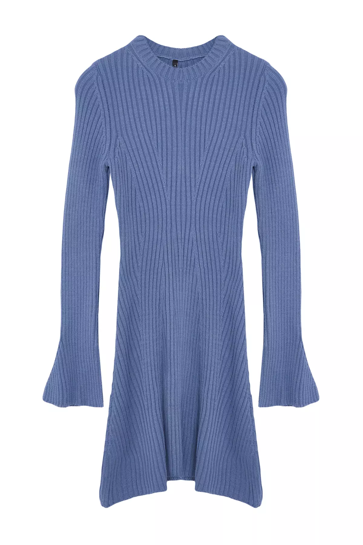 Indigo Mini Knitwear A-Line Form Dress TWOAW25EL00030