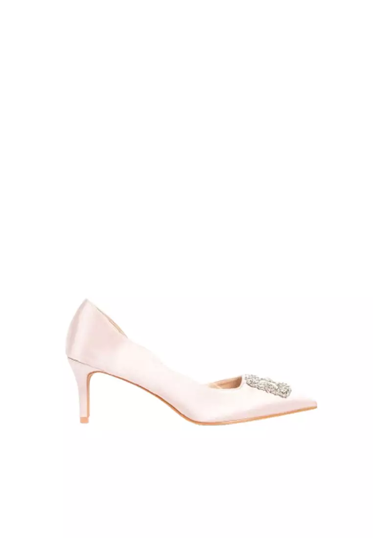 Discount on Happy2U  shoes - SKU: Inara Satin Rhinestone Heels