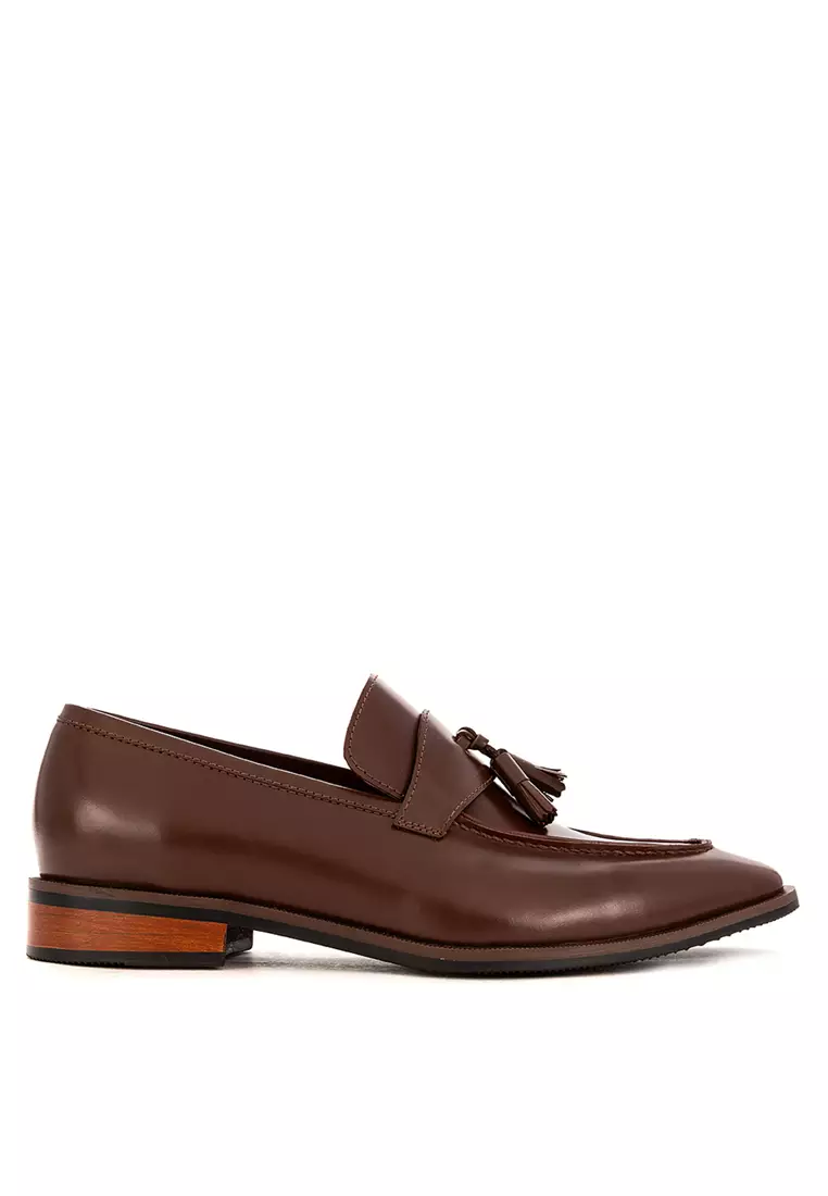 MacLaren Brown Tassled Loafers