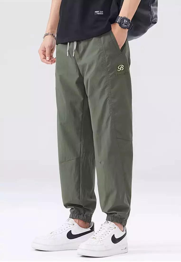 Drawstring Casual Jogger Pants