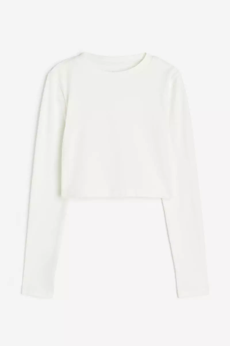 Buy H&M Longsleeved jersey top Online ZALORA Malaysia