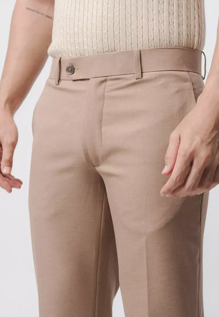 Pedro Regular Fit Trousers Pants Brown