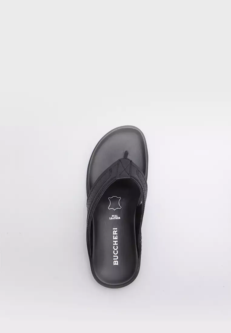 Buccheri Sandal Pria Amarey Black