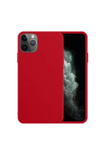 Shop Mobilehub Liquid Silicone Case For Iphone 11 Pro Max Smooth Matte Finish Red Online On Zalora Philippines