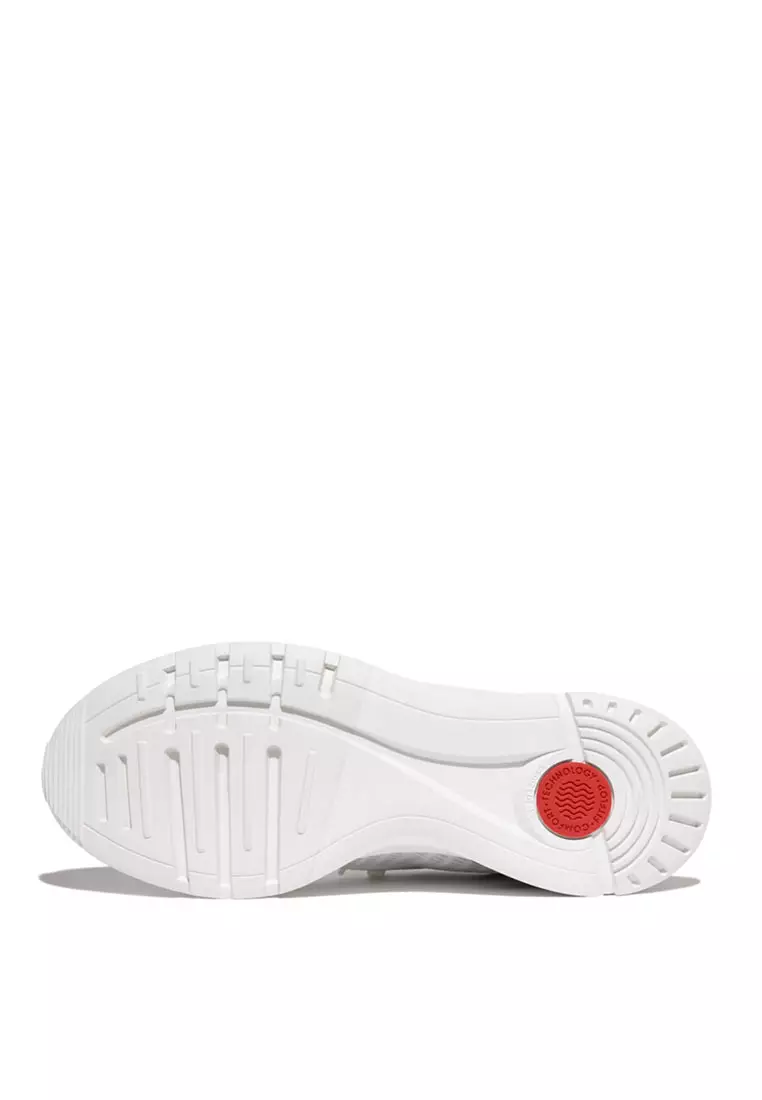 Fitflop Men Vitamin Ffx Mens Knit Sports Sneakers |HA3-194| Urban White