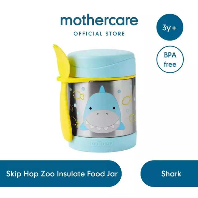 Skip Hop Zoo Insulated Kids Food Jar,Shark