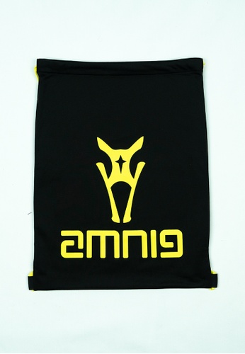 AMNIG black and yellow AMNIG Drawstring Bag (Black/Safety Yellow) 2C052AC7E1C259GS_1