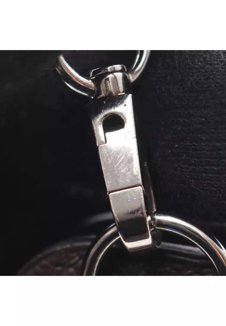 Pre-Loved Hermès way chocolate Sesame mauve pail phone case smartphone case iphone case Veau epsom Dark brown light brown Light purple silver hardware W engraved